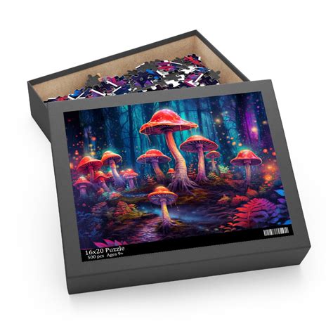 Jigsaw Puzzle Psychedelic Art Puzzle Trippy Artwork Puzzle Custom