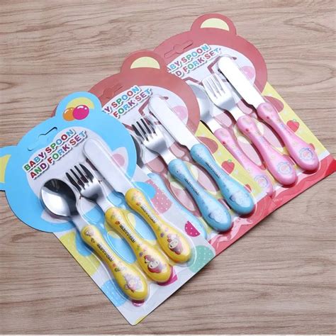 Kids Utensils Silverware Set Stainless Steel Baby Preschooler Cutlery