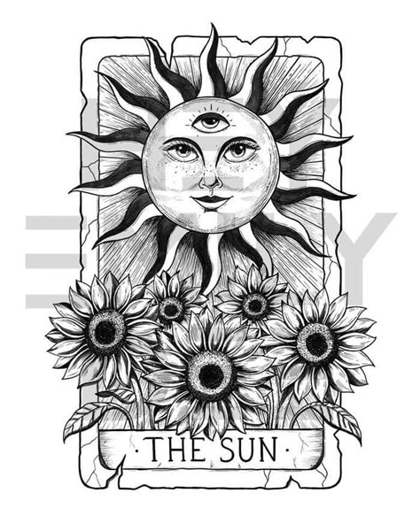 Pin By Jessica Butler On Crafty Ideas The Sun Tarot Card Tarot Card