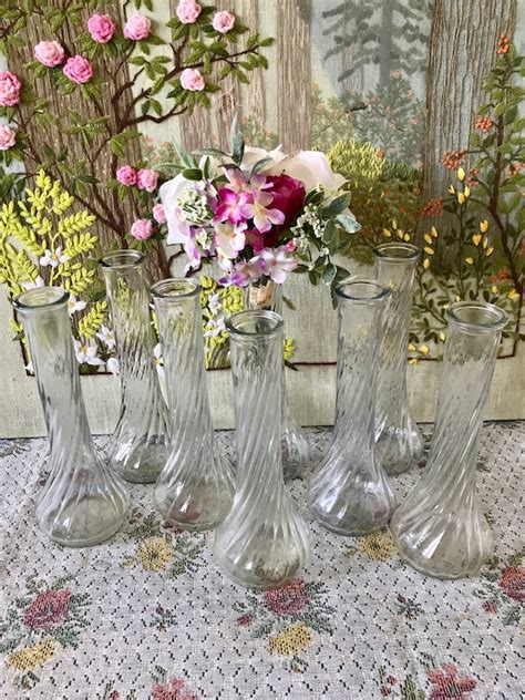 Clear Glass Bud Vase Bulk Glass Designs