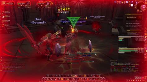 Sanguine Depths All Mythic Bosses Aggnicia Protection Warrior