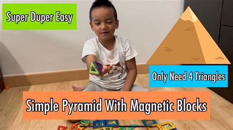 Magformers Create Pyramid With Magnetic Blocks Educational Toys To