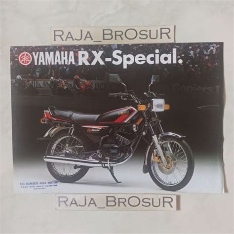 Jual Poster Brosur Katalog Flyer Jadul Lawas Yamaha Rxs Rx S Rx Special