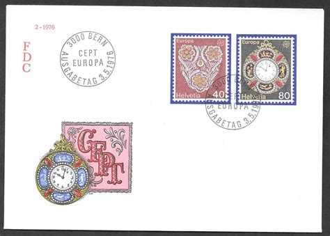 FDC Serie 576 577 Europamarken ET 3 5 1976 schön illustriert Kaufen