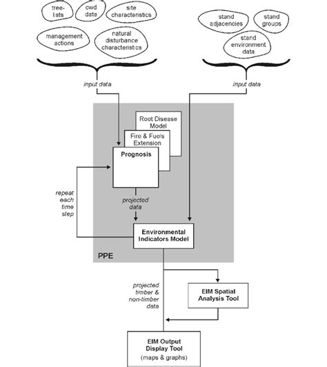 1 Simplified Structure Of The Environmental Indicators Model The Download Scientific Diagram