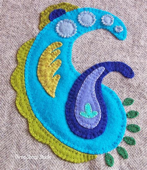 Three Sheep Studio: How To Applique With Wool Series - Part 1 (With Free Pattern)