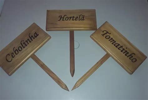 Placas Identificação Casa Horta Jardim Kit 10 Placas R 190 em Mariana