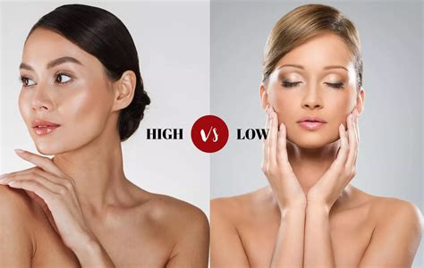 Difference Between High And Low Cheekbones