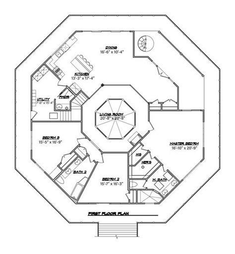 Octagon House Floor Plans Floor Roma