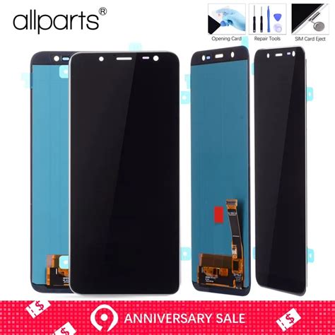 6 0 AMOLED ORIGINAL LCD For SAMSUNG Galaxy J8 2018 Display Touch