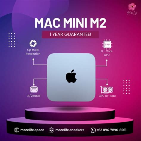 Promo Apple Mac Mini M2 2023 512gb 256gb 10 Core Gpu Ram 8gb Macmini M2