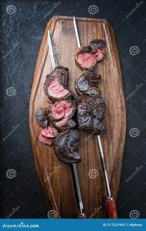 Modern Style Barbecue Dry Aged Wagyu Brazilian Picanha From The Sirloin