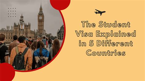 The Student Visa In 5 Different Countries