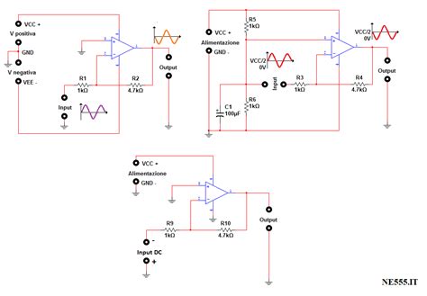 COME UTILIZZARE GLI AMPLIFICATORI OPERAZIONALI NE555