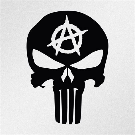 Punisher Anarchy Vinyl Decal Sticker Etsy