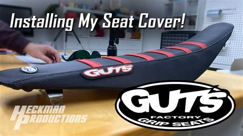 Installing My Guts Racing Seat Cover YouTube