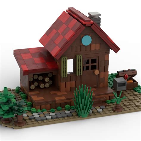 Lego Moc Stardew Valley Farmhouse By Tinyhacker Rebrickable Build