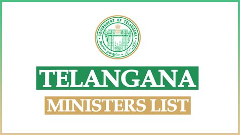 Telangana Ministers List 2024 Pdf Download