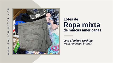 Lotes De Ropa Mixta De Marcas Americanas Lots Of Mixed Clothing From