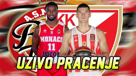 Monako Vs Crvena Zvezda Evroliga Pratimo Zajedno Uzivo I