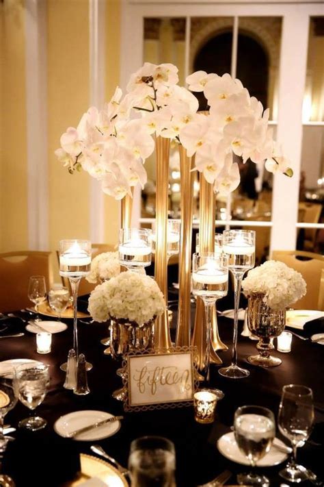 25 Black And Gold Great Gatsby Inspired Wedding Ideas