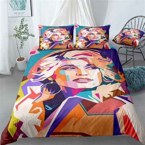 Dolly Parton Bedding Set (Duvet Cover & Pillow Shams) - CrushHomes