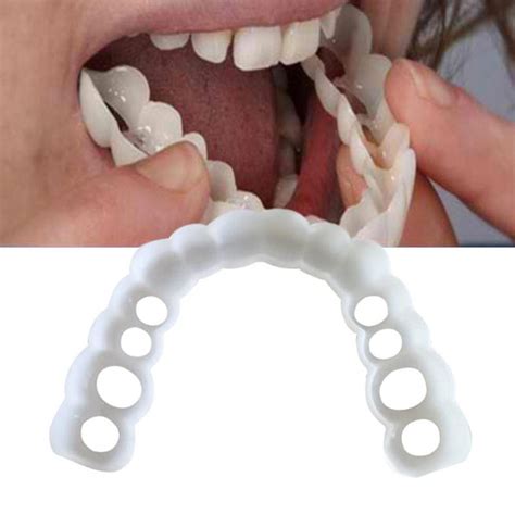 Super Perfect Smile Teeth Cosmetic Veneers Snap On Comfort Covers Upper ...