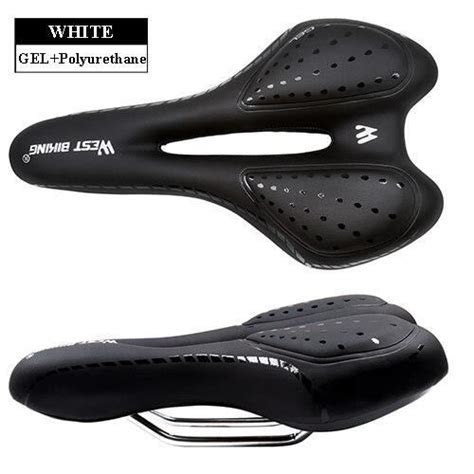 Selle tige de selle coussin de vélo en cuir PU respirant confortable