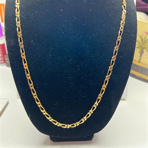 Vintage Monet Gold Chain Necklace Etsy