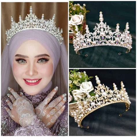 Mahkota Pengantin Cristal Mahkota Pengantin Diamond Lazada Indonesia