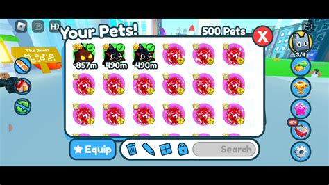 I Opened 500 Exclusive Valentines Eggs In Easy Titanic Pet Simulator