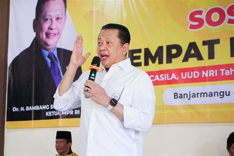 Bamsoet Ajak Masyarakat Tidak Golput Dalam Pemilu 2024 PONTAS ID