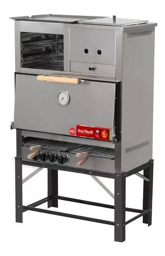 Horno Pizzero Sol Real Moldes Acero Inox Panchera Gnv