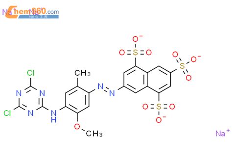 85631 80 7 Trisodium 7 [[4 [ 4 6 Dichloro 1 3 5 Triazin 2 Yl Amino] 5 Methoxy 2 Methylphenyl]azo