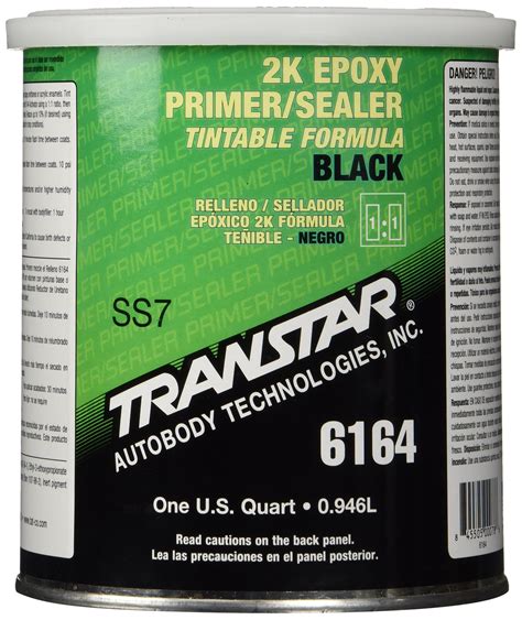 Transtar 6164 Black 2k Epoxy Primersealer 1 Quart On Galleon Philippines