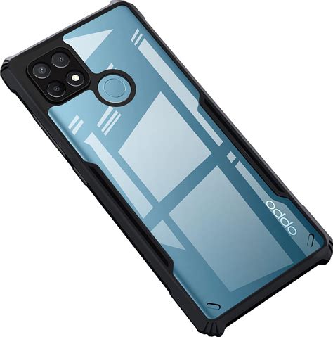 Amazon Brand Solimo Mobile Cover For Oppo A15s Polycarbonate Black