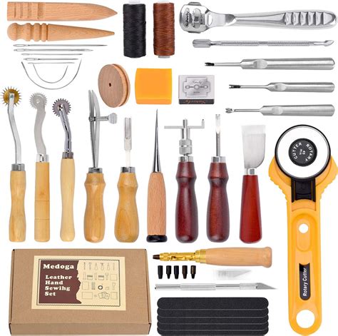 Pcs Leather Craft Tools Leather Sewing Tools Diy Leather Hand