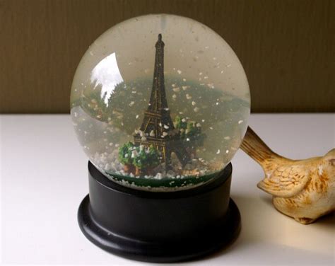 Paris Snow Globe Dome, Eiffel Tower - Etsy