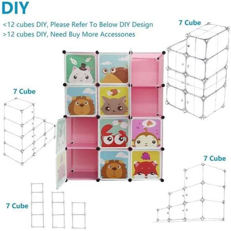 Armoire Penderie En Plastique Youluoli Cubes Rangement