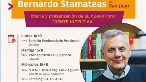 El Doctor En Psicolog A Bernardo Stamateas Presenta Su Nuevo Libro