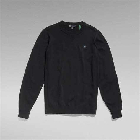 Classic Sport R Knitted Top Schwarz G Star Raw®