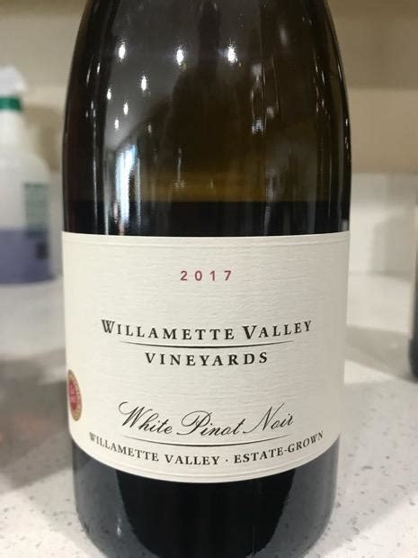 2017 Willamette Valley Vineyards White Pinot Noir USA Oregon