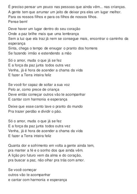 Letra Da Musica