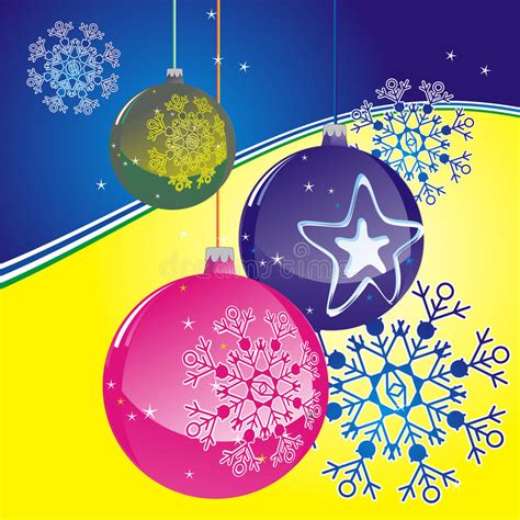Christmas Balls Stock Illustration Illustration Of Background 16568526