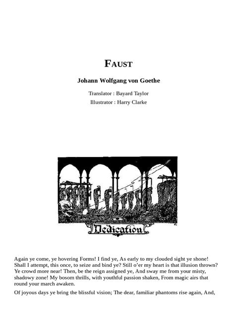 Faust Goethe Johann Wolfgang Von Goethe Pdf Metre Poetry Poetry