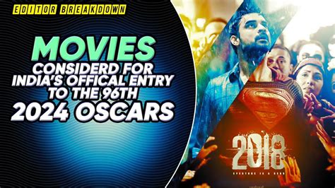 Movies Considered For India S Official Entry To The 2024 Oscars YouTube