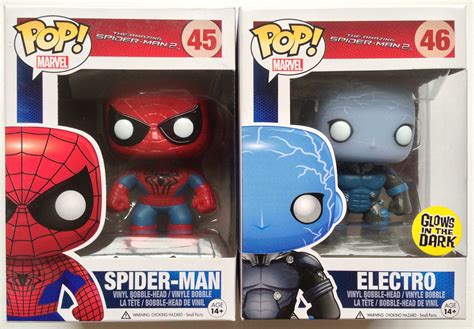 Funko Amazing Spider-Man 2 & Electro POP Vinyls Review - Marvel Toy News