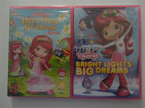 Amazon.com: 2 in 1 Pack Strawberry Shortcake the Berryfest Princess Movie and Strawberry ...