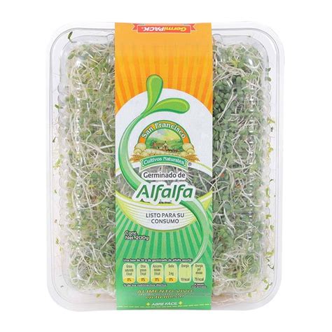 Germinado De Alfalfa San Francisco Cultivos Naturales 200 G Walmart