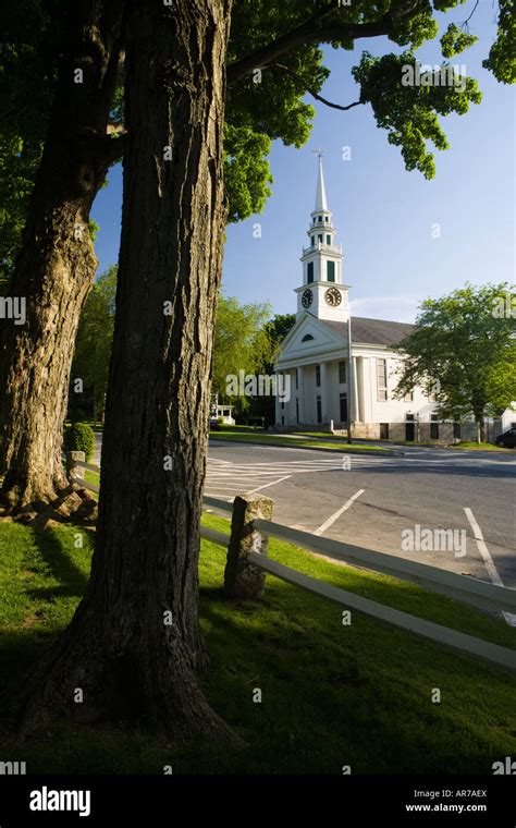 The Town Common In Grafton Massachusetts Stock Photo Alamy